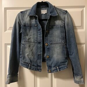 McGuire Denim Jean Jacket 100% Cotton Medium Wash Blue